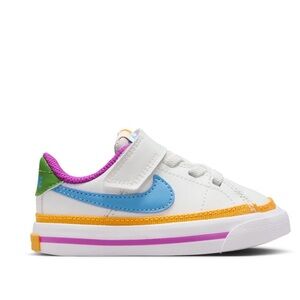 Nike Court Legacy and Tennis Shoe Sneakers Toddler Girl 11C Retro Swoosh
